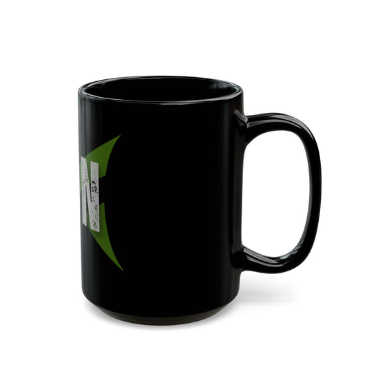 WIN Graphic Mug — Motivational Black Coffee Cup - Monstrousitous Strength and Performance