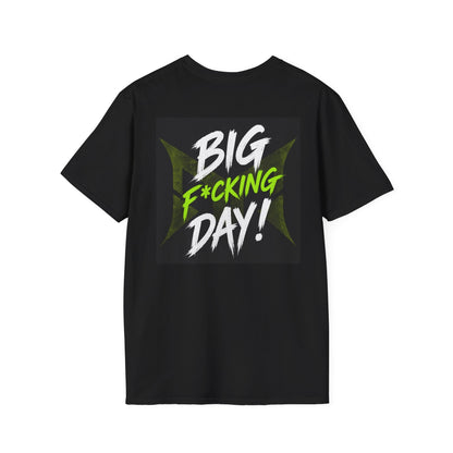 Monstrousitous Big F*cking Day Tee — black, back