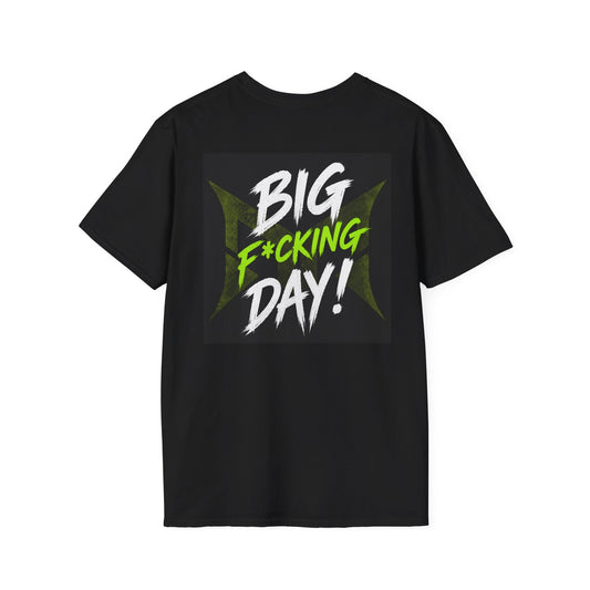 Monstrousitous Big F*cking Day Tee — black, back