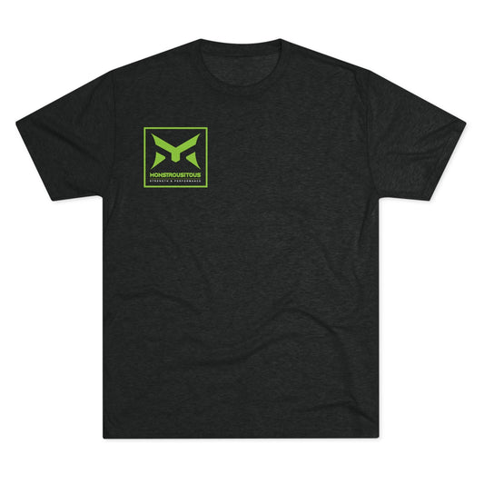Monstrousitous Unisex Tri - Blend Crew Tee - WIN - Monstrousitous Strength and Performance