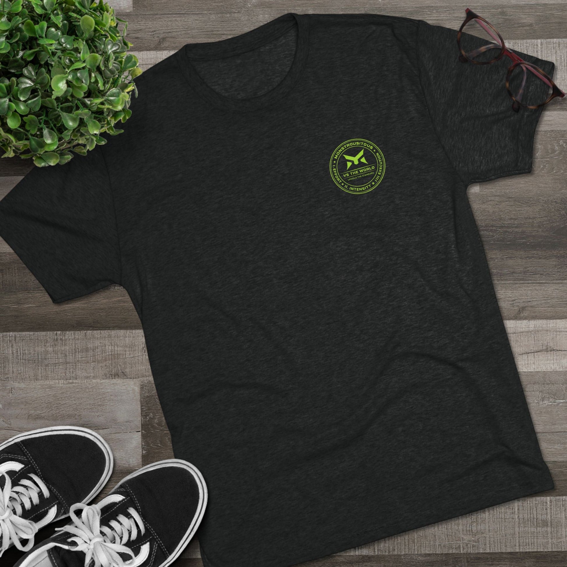 Monstrousitous vs The World — Manifesto Tee - Monstrousitous Strength and Performance