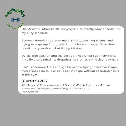 Ultimate Kettlebell Training Package - Monstrousitous Strength and Performance