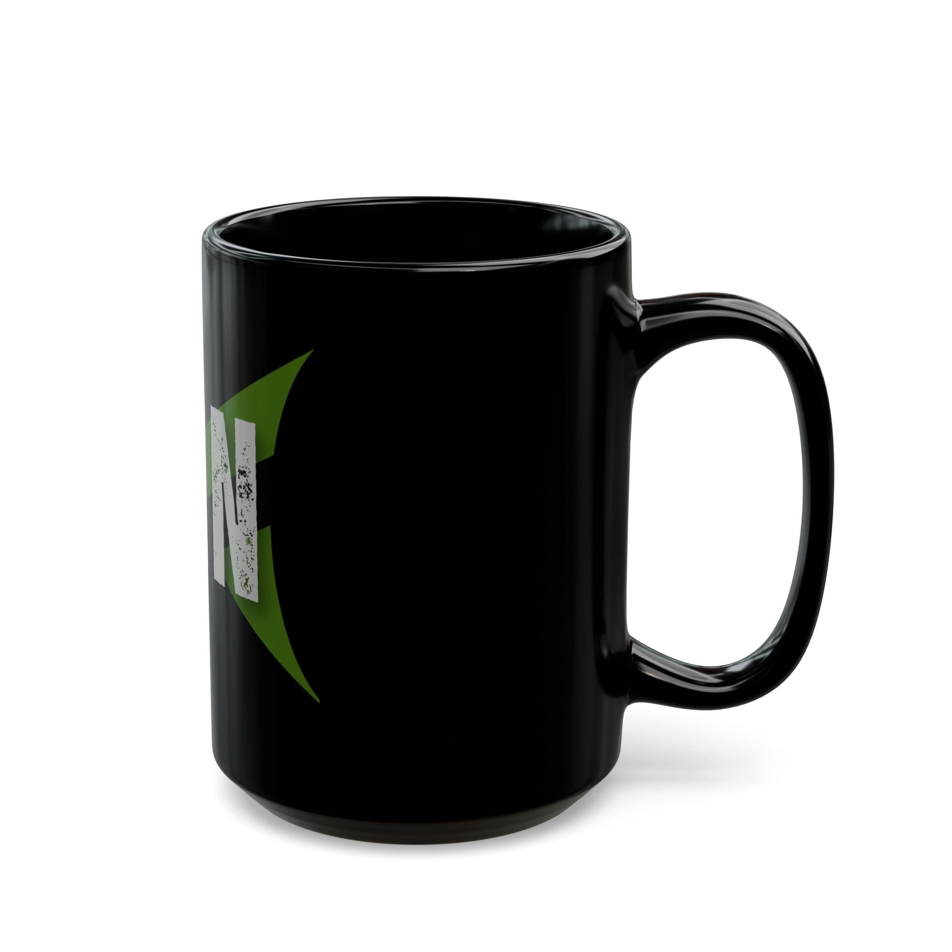 WIN Graphic Mug — Motivational Black Coffee Cup - Monstrousitous Strength and Performance